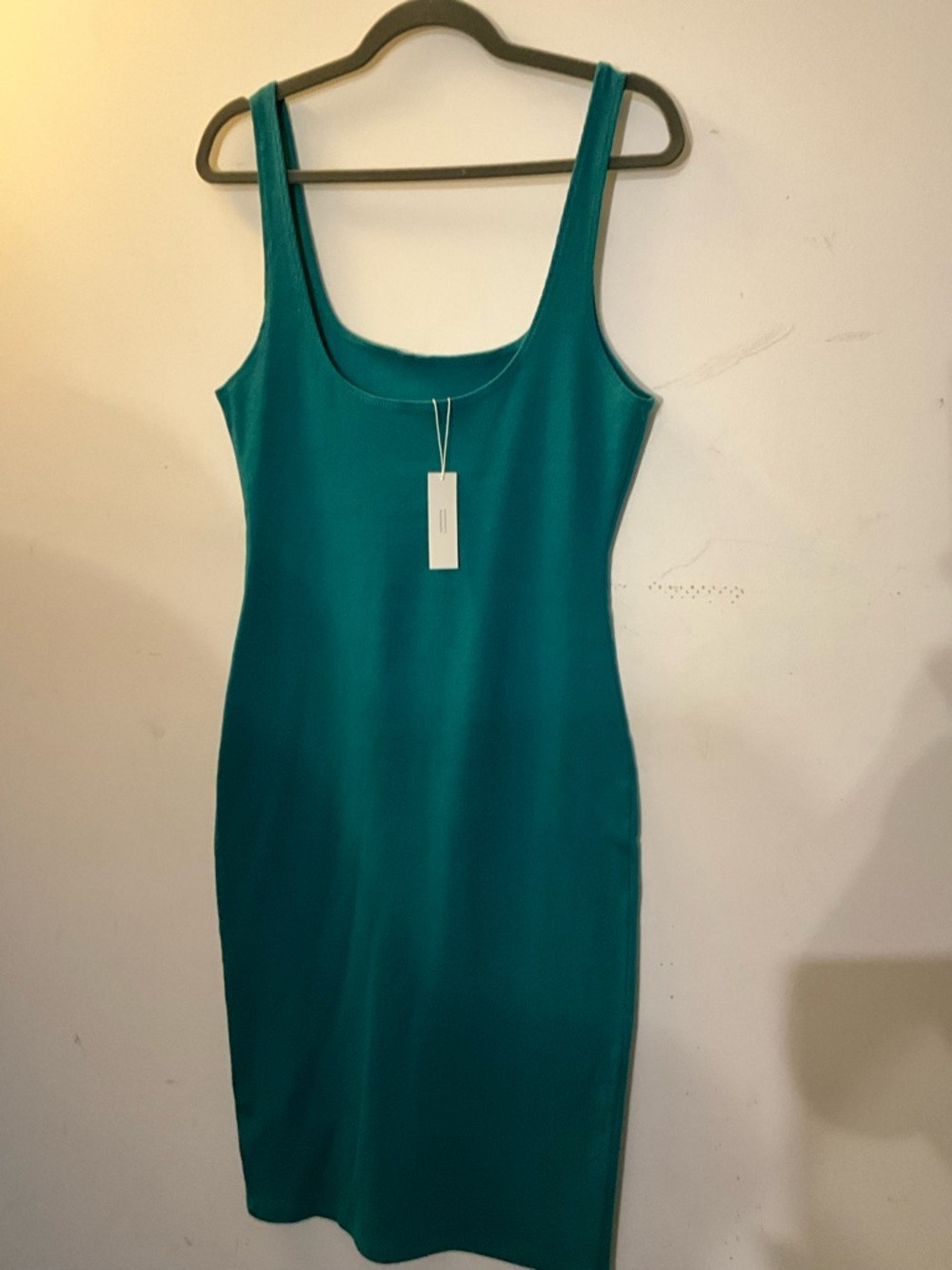 Inamorata Teal Bodycon Tank Dress